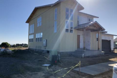 Curb Appeal Construction New House Construction Siding and Windows