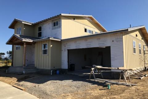 Curb Appeal Construction New House Construction Siding 