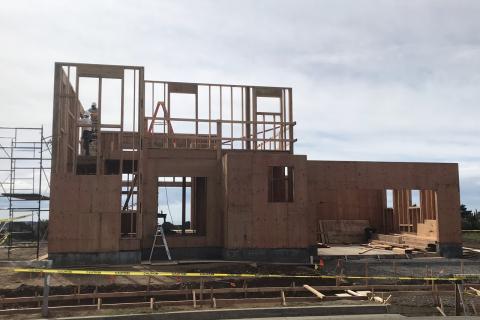 Curb Appeal Construction New House Construction Wall sheeting 
