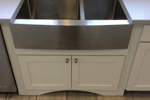 Farm Sink Stailess Steel Kitchen Remodel