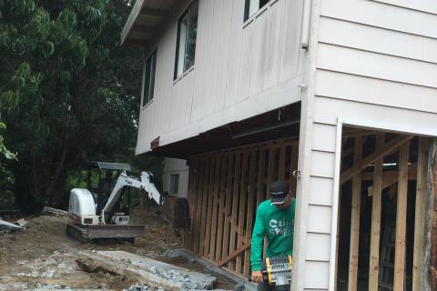 Remodeling new foundation Curb Appeal Construction Eureka Ca